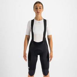 SPORTFUL Cyklistické nohavice krátke s trakmi - BODYFIT PRO THERMAL - čierna