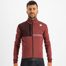SPORTFUL Cyklistická zateplená bunda - GIARA SOFTSHELL - hnedá