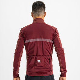 SPORTFUL Cyklistická zateplená bunda - GIARA SOFTSHELL - hnedá