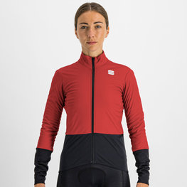SPORTFUL Cyklistická vetruodolná bunda - TOTAL COMFORT - červená