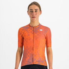 SPORTFUL Cyklistický dres s krátkym rukávom - ROCKET - oranžová