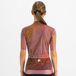 SPORTFUL Cyklistický dres s krátkym rukávom - CLIFF SUPERGIARA - fialová/oranžová