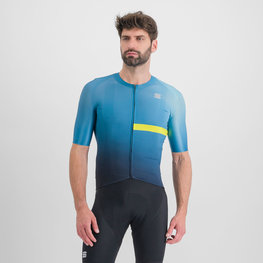 SPORTFUL Cyklistický dres s krátkym rukávom - BOMBER - modrá