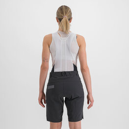 SPORTFUL Cyklistické nohavice krátke bez trakov - GIARA W - čierna