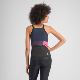 SPORTFUL Cyklistický dres bez rukávov - SNAP - čierna/modrá