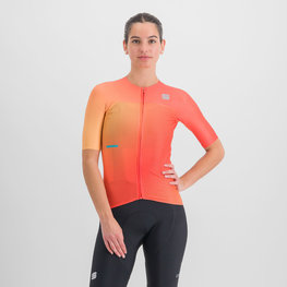 SPORTFUL Cyklistický dres s krátkym rukávom - LIGHT PRO - oranžová