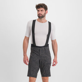 SPORTFUL Cyklistické nohavice krátke bez trakov - SKY RIDER GIARA - čierna