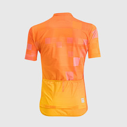 SPORTFUL Cyklistický dres s krátkym rukávom - ROCKET KID - oranžová