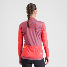 SPORTFUL Cyklistický dres s dlhým rukávom zimný - CHECKMATE THERMAL - červená