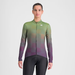 SPORTFUL Cyklistický dres s dlhým rukávom zimný - ROCKET THERMAL - zelená