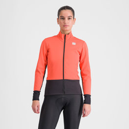 SPORTFUL Cyklistická vetruodolná bunda - NEO SOFTSHELL - ružová