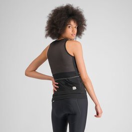 SPORTFUL Cyklistický dres bez rukávov - SUPERGIARA - čierna