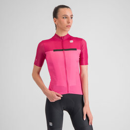 SPORTFUL Cyklistický dres s krátkym rukávom - PISTA - ružová