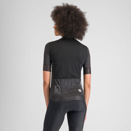 SPORTFUL Cyklistický dres s krátkym rukávom - SRK - čierna