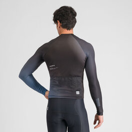 SPORTFUL Cyklistický dres s dlhým rukávom zimný - BODYFIT PRO THERMAL - čierna