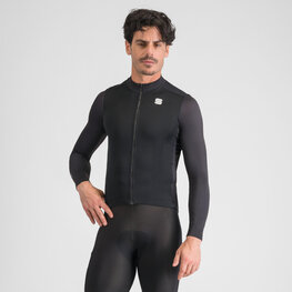 SPORTFUL Cyklistický dres s dlhým rukávom zimný - SRK THERMAL - čierna