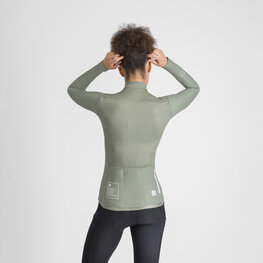 SPORTFUL Cyklistický dres s dlhým rukávom zimný - SRK THERMAL W - zelená