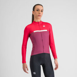 SPORTFUL Cyklistický dres s dlhým rukávom zimný - PISTA THERMAL W - ružová