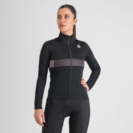 SPORTFUL Cyklistická zateplená bunda - NEO SOFTSHELL W - čierna