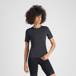 SPORTFUL Cyklistické tričko s krátkym rukávom - SUPERGIARA W - čierna