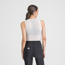 SPORTFUL Cyklistické tričko bez rukávov - PRO BASELAYER W - biela