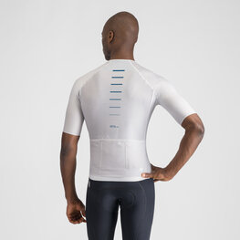 SPORTFUL Cyklistický dres s krátkym rukávom - LIGHT - šedá/biela