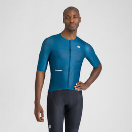 SPORTFUL Cyklistický dres s krátkym rukávom - LIGHT - modrá