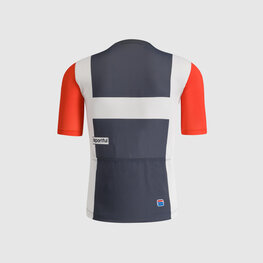 SPORTFUL Cyklistický dres s krátkym rukávom - CLASSIC HERITAGE - modrá/biela/červená/žltá