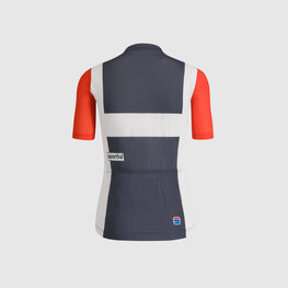SPORTFUL Cyklistický dres s krátkym rukávom - CLASSIC HERITAGE W - modrá/biela/červená