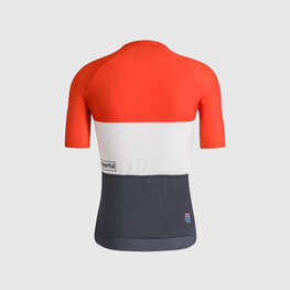 SPORTFUL Cyklistický dres s krátkym rukávom - SUPERNOVA HERITAGE W - modrá/biela/červená