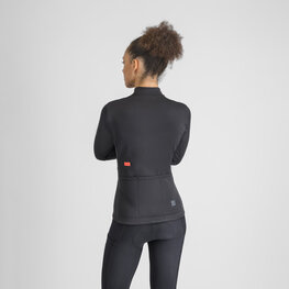 SPORTFUL Cyklistický dres s dlhým rukávom zimný - CLASSIC THERMAL - čierna