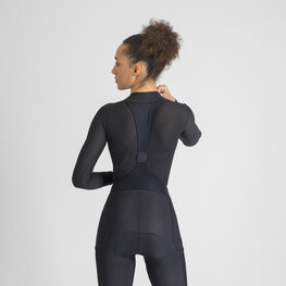 SPORTFUL Cyklistické tričko s dlhým rukávom - WINTER LAYER W - čierna