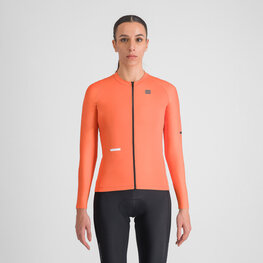 SPORTFUL Cyklistický dres s dlhým rukávom zimný - SUPERNOVA THERMAL W - oranžová