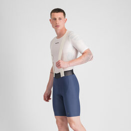 SPORTFUL Cyklistické nohavice krátke s trakmi - LTD 2 - modrá