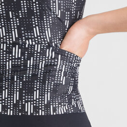 SPORTFUL Cyklistická kombinéza - G-SUIT - čierna/biela