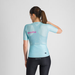 SPORTFUL Cyklistický dres s krátkym rukávom - LIGHT 2 - svetlo modrá