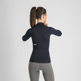 SPORTFUL Cyklistický dres s dlhým rukávom letný - SRK - čierna