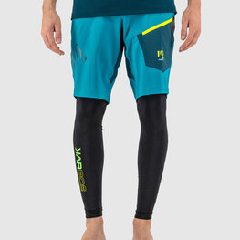 KARPOS Cyklistické návleky na nohy - LEG COVERS - čierna/zelená