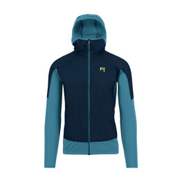 KARPOS Cyklistická vetruodolná bunda - LAVAREDO - modrá/svetlo modrá