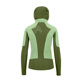KARPOS Cyklistická vetruodolná bunda - LAVAREDO W - zelená/svetlo zelená