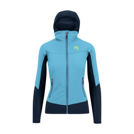 KARPOS Cyklistická vetruodolná bunda - LAVAREDO W - svetlo modrá/modrá