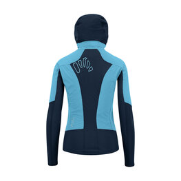 KARPOS Cyklistická vetruodolná bunda - LAVAREDO W - svetlo modrá/modrá