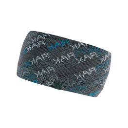 KARPOS Cyklistická čelenka - COPPOLO MERINO - čierna/biela/modrá