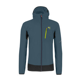 KARPOS Cyklistická vetruodolná bunda - LOT EVO - modrá/čierna