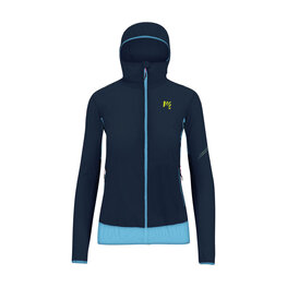 KARPOS Cyklistická vetruodolná bunda - LOT EVO W - modrá