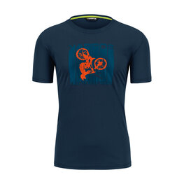 KARPOS Cyklistické tričko s krátkym rukávom - VAL FEDERIA - modrá