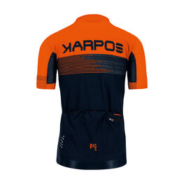 KARPOS Cyklistický dres s krátkym rukávom - GREEN FIRE - červená/šedá