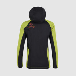 KARPOS Cyklistická vetruodolná bunda - LAVAREDO WINTER KIDS - zelená/čierna