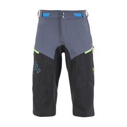 KARPOS Cyklistické nohavice krátke bez trakov - VAL FEDERIA EVO - šedá/čierna