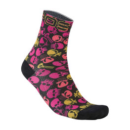 KARPOS Cyklistické ponožky klasické - GREEN FIRE - viacfarebná/čierna